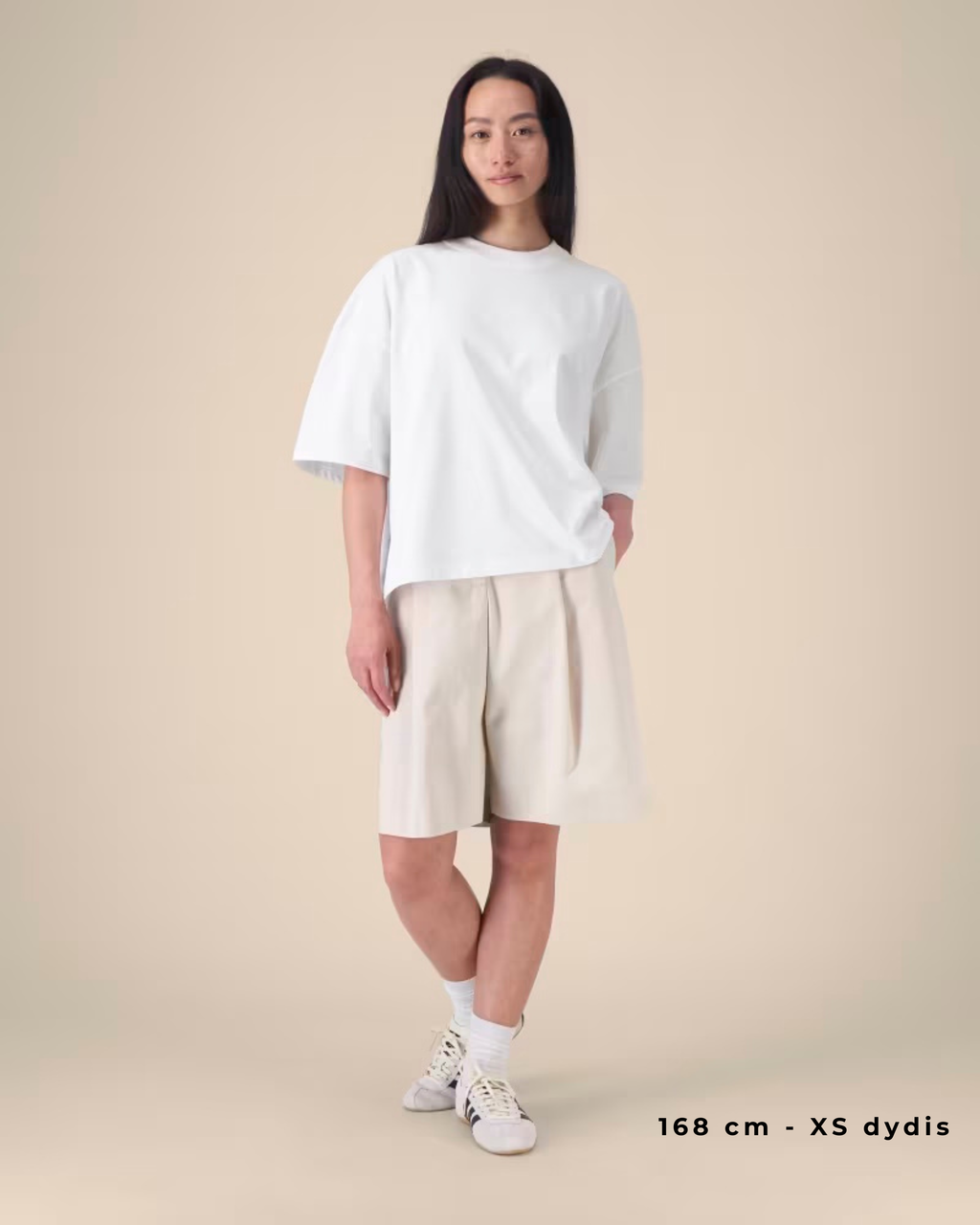OVERSIZED MIDI WHITE MARŠKINĖLIAI