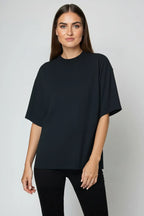 Black unisex oversized