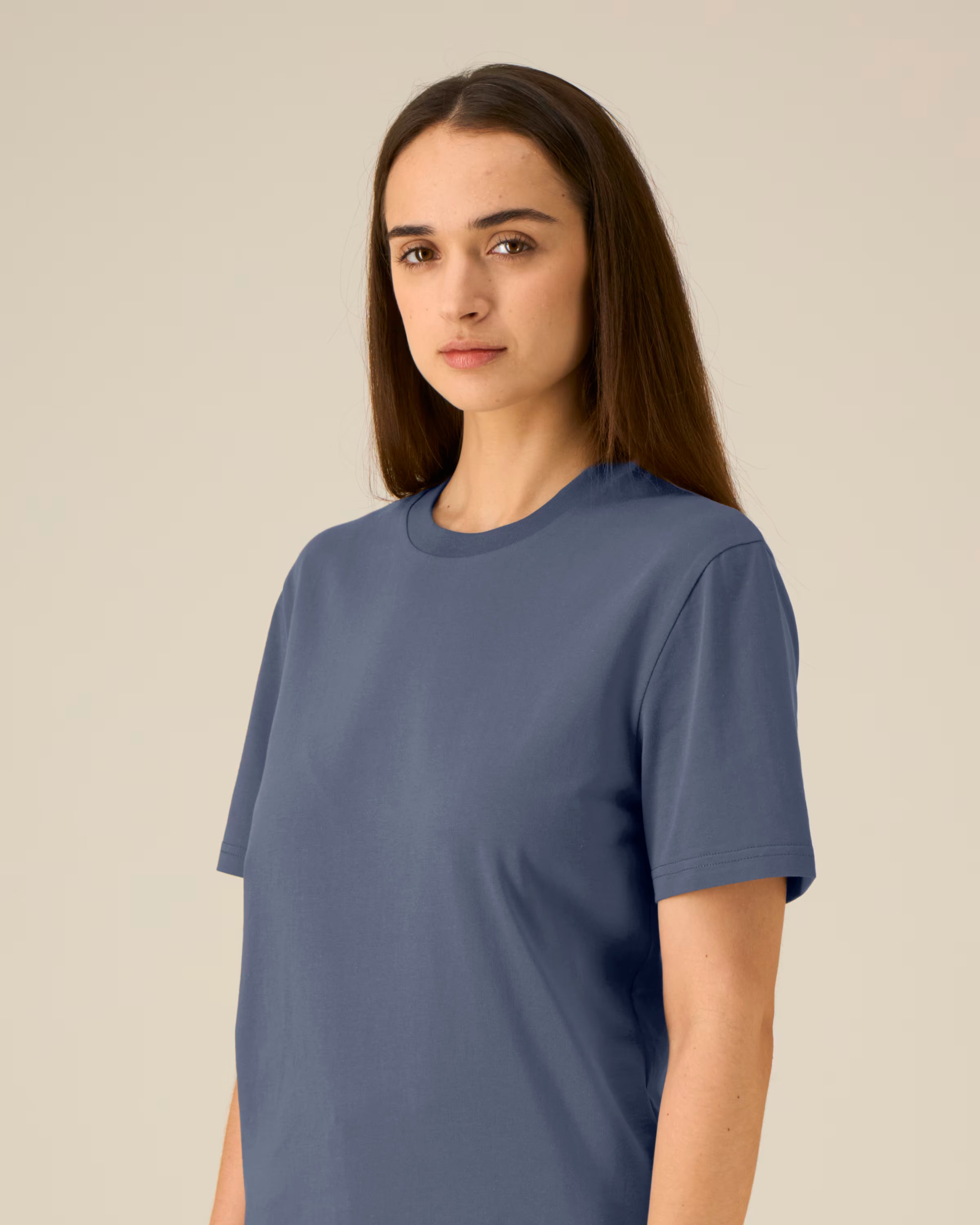 KLASIKINIAI BLUE GREY MARŠKINĖLIAI UNISEX