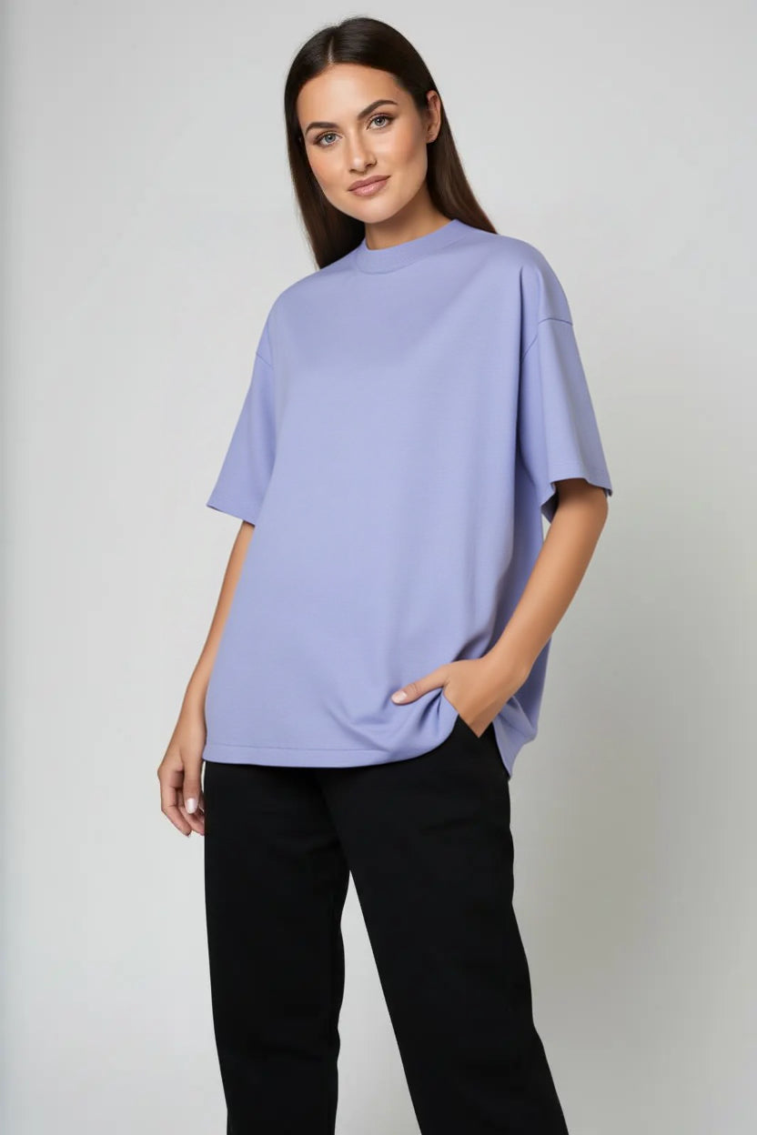 OVERSIZED VIOLET MARŠKINĖLIAI UNISEX