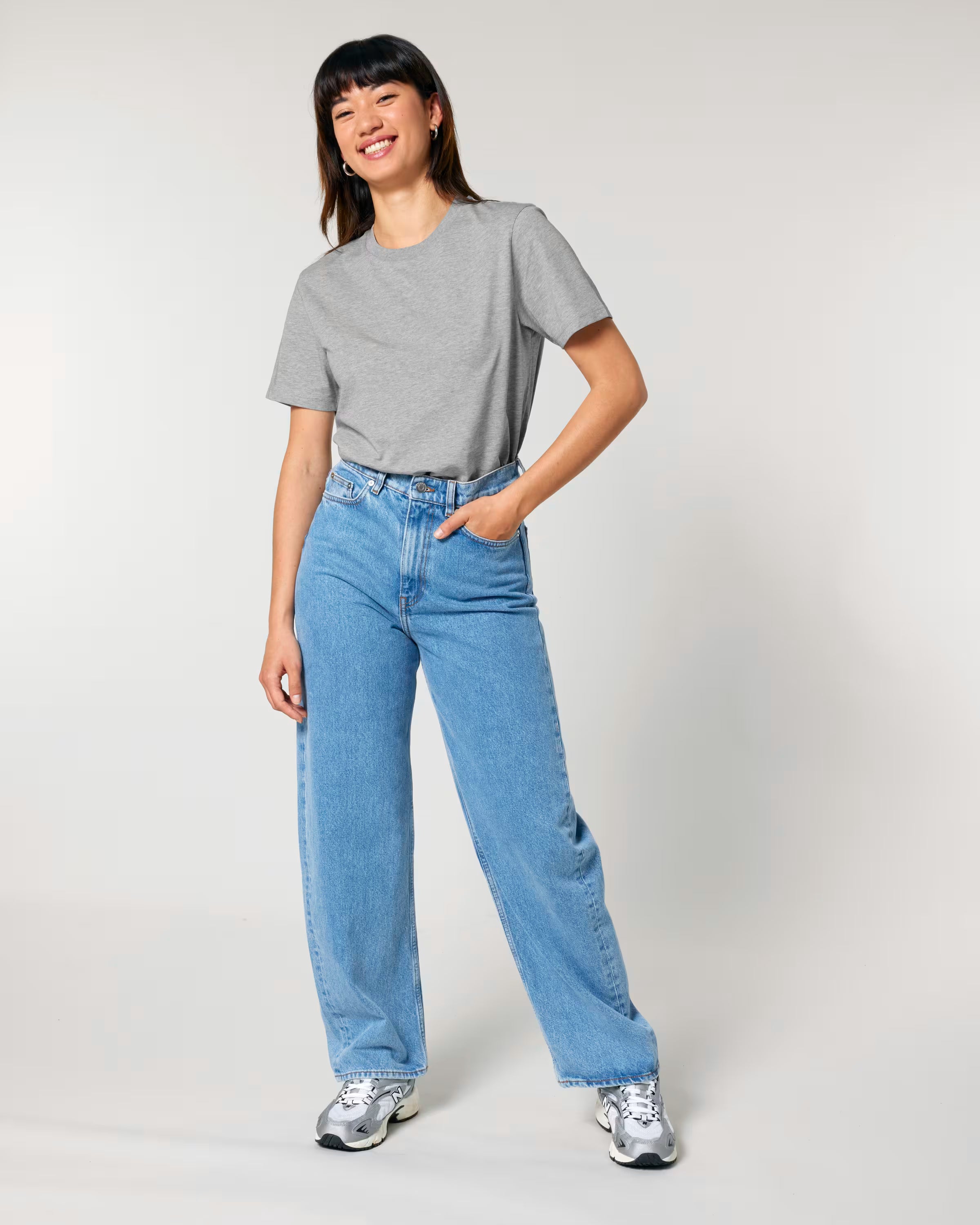 KLASIKINIAI GREY MARŠKINĖLIAI UNISEX