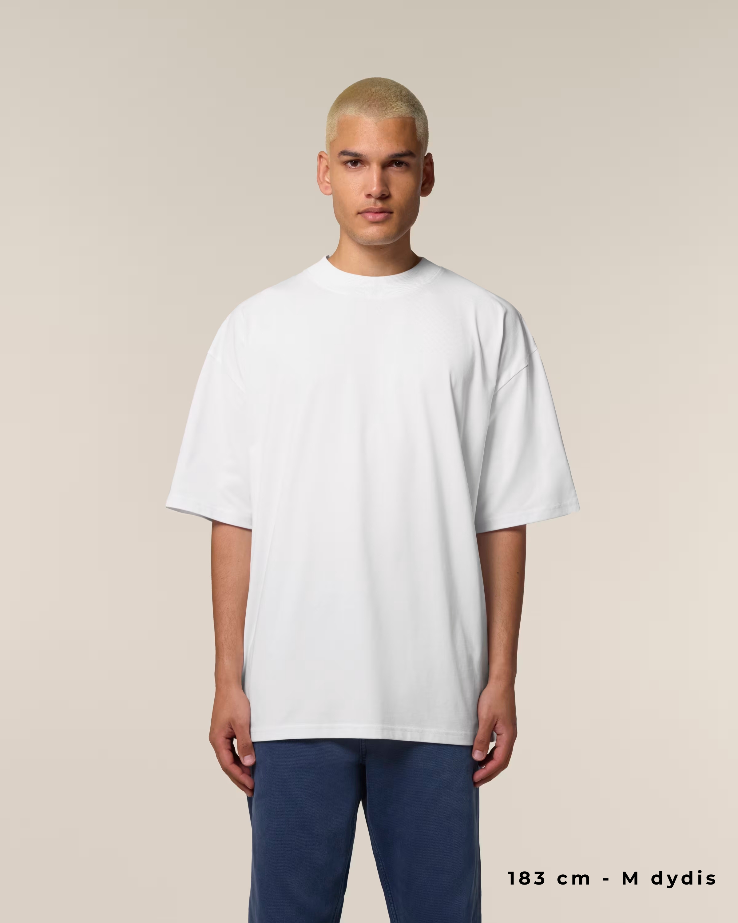 OVERSIZED WHITE MARŠKINĖLIAI UNISEX