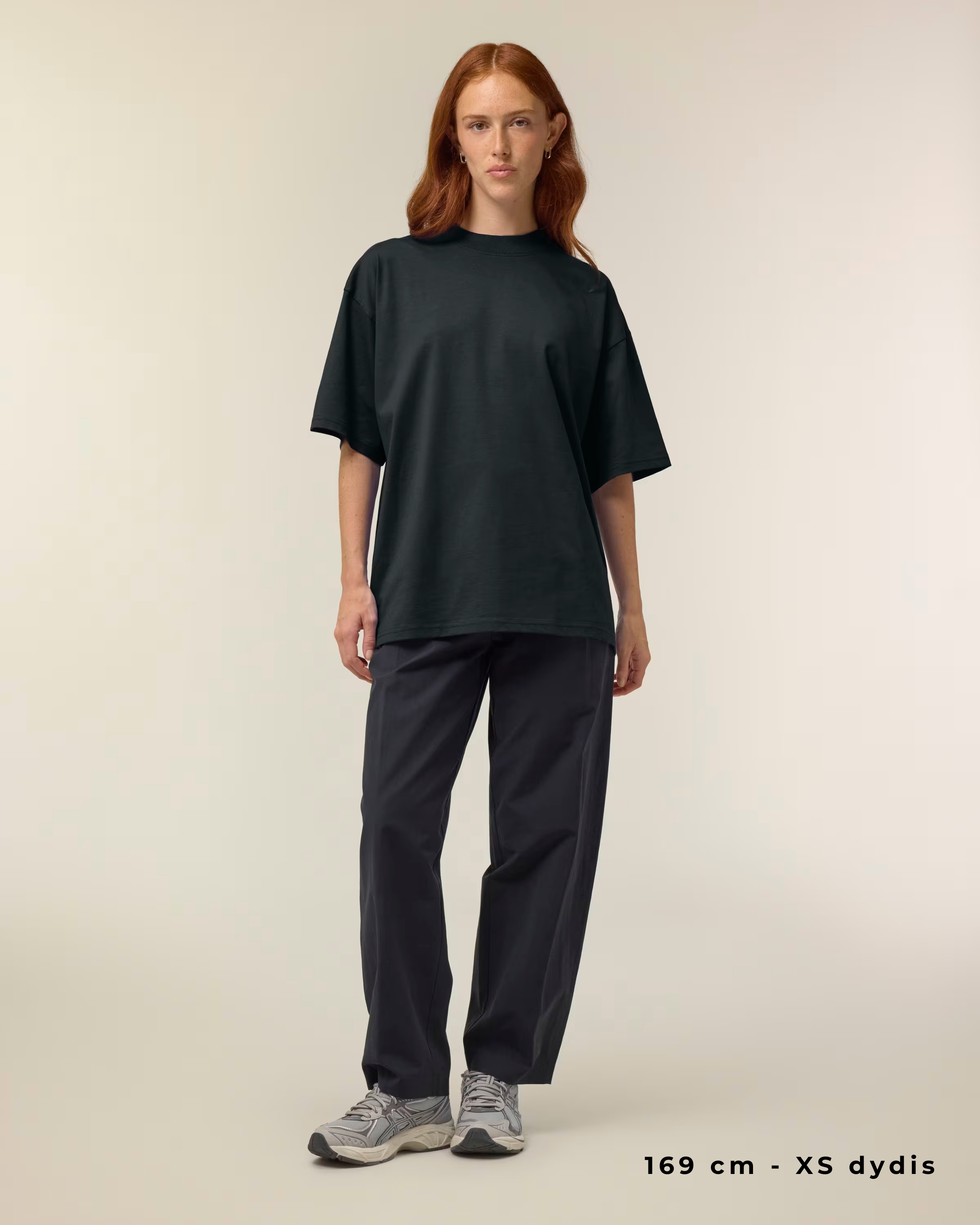 OVERSIZED BLACK MARŠKINĖLIAI UNISEX