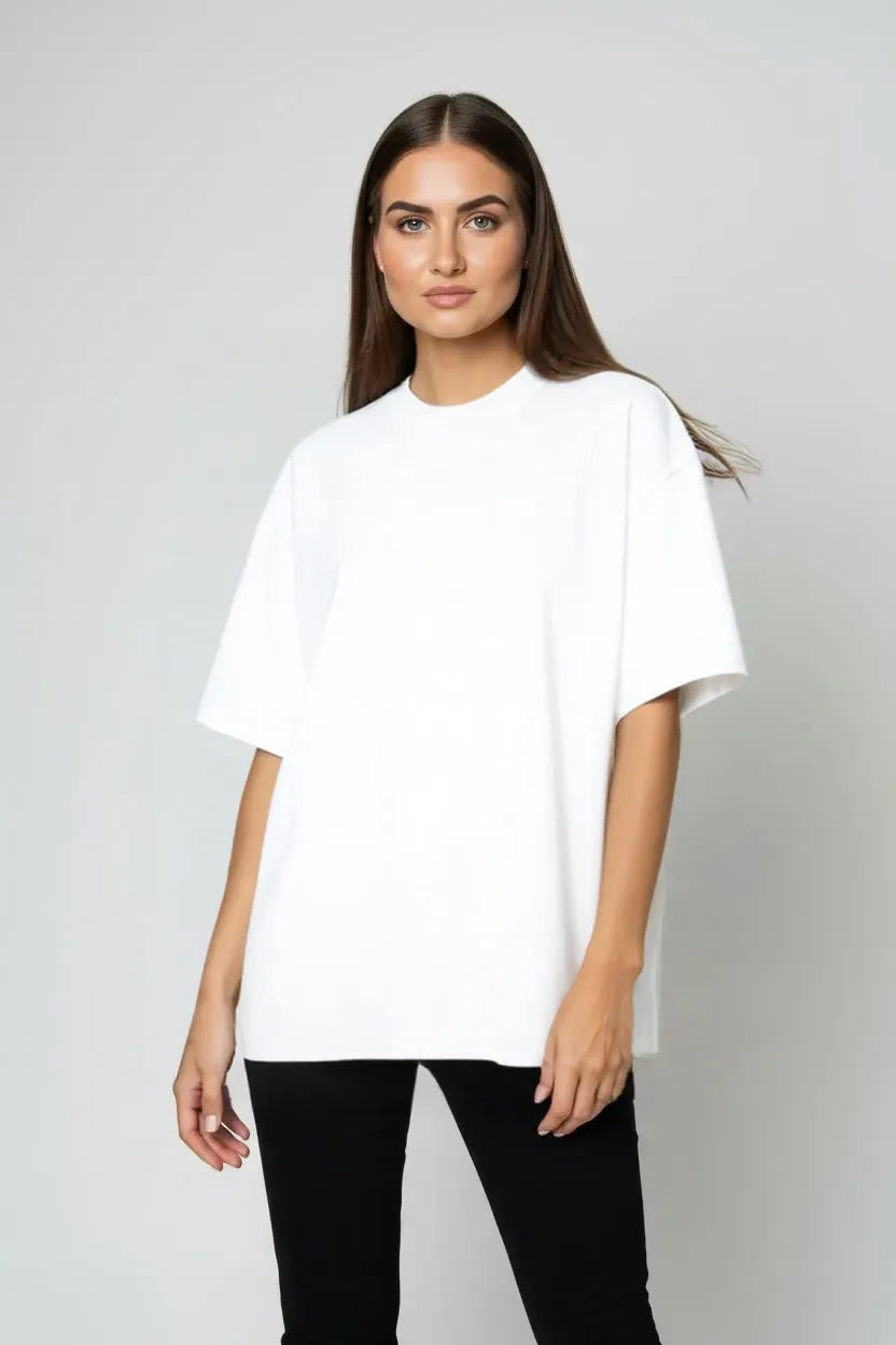 Oversized white me