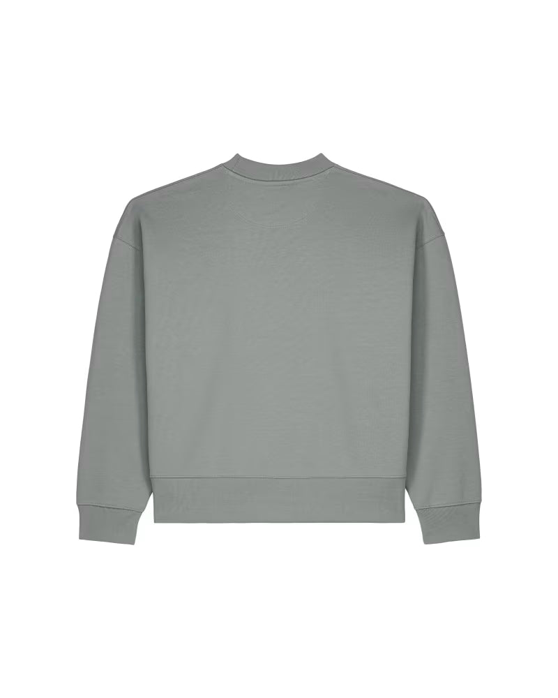 OVERSIZED CROPPED GREY DŽEMPERIS