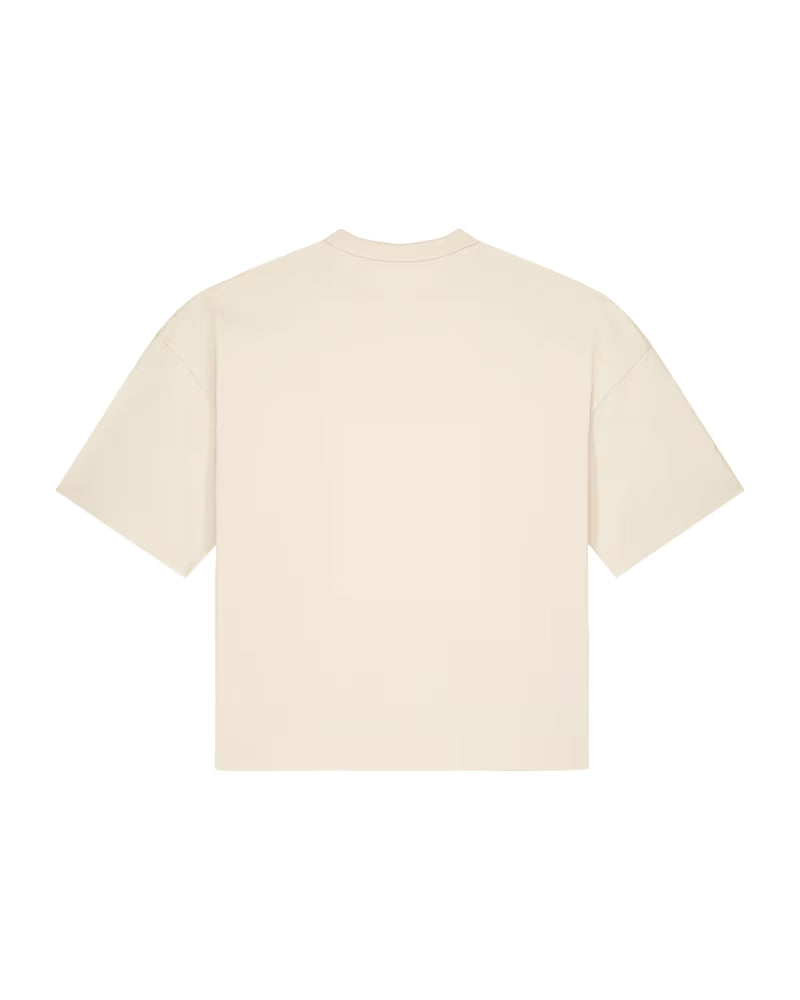 OVERSIZED MIDI NATURAL MARŠKINĖLIAI