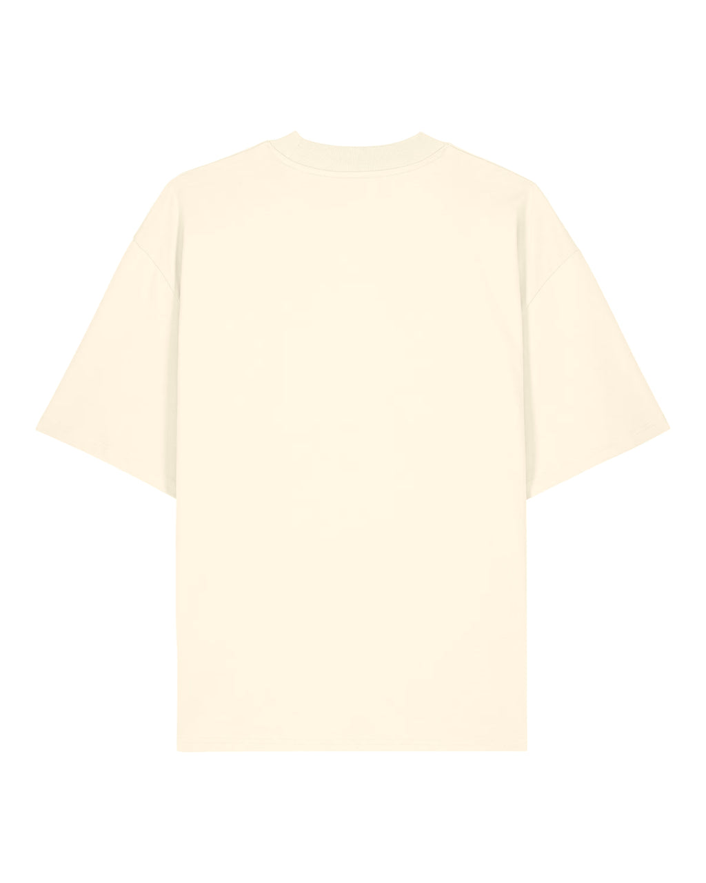 OVERSIZED CREAM MARŠKINĖLIAI UNISEX