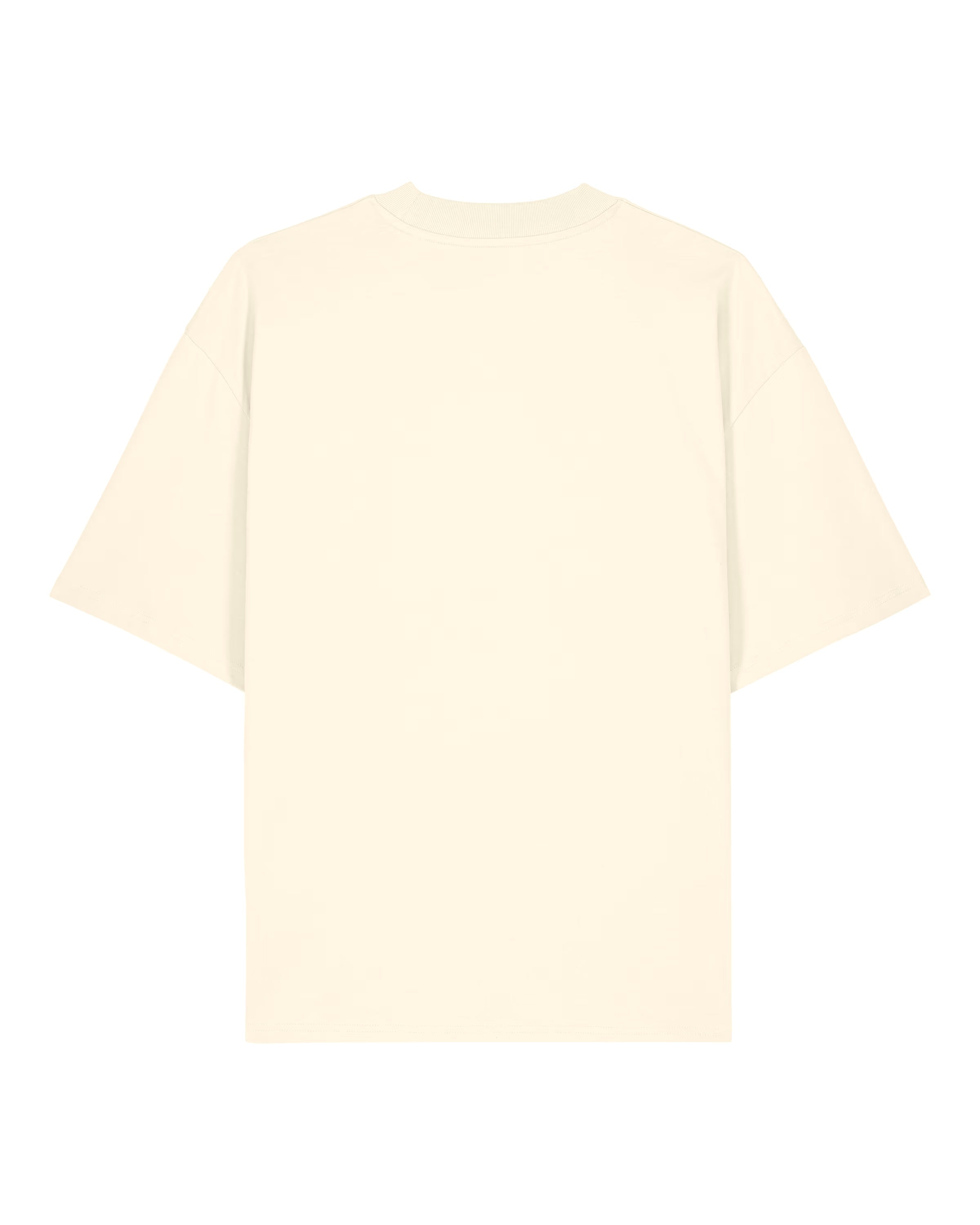 OVERSIZED CREAM MARŠKINĖLIAI UNISEX