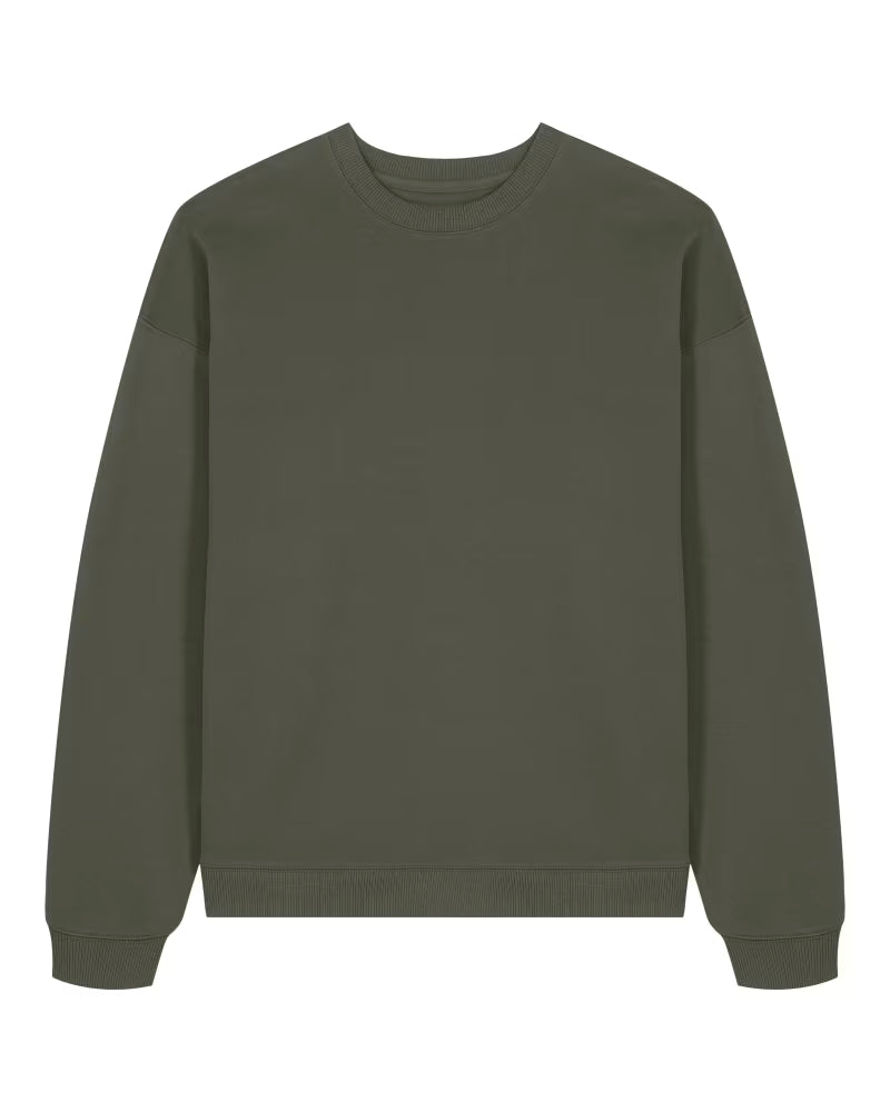 OVERSIZED MAXI KHAKI DŽEMPERIS