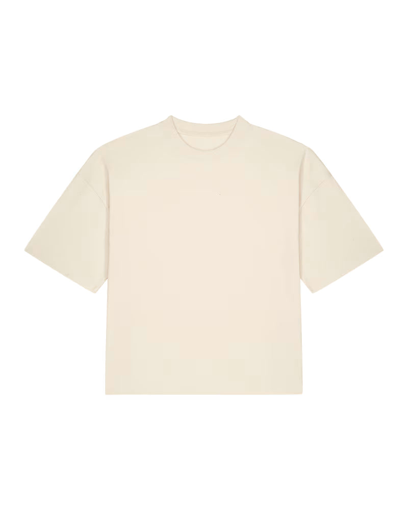 OVERSIZED MIDI NATURAL MARŠKINĖLIAI