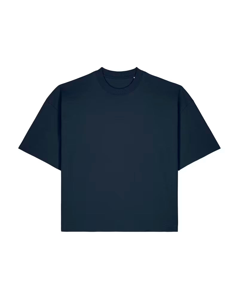 OVERSIZED MIDI NAVY MARŠKINĖLIAI