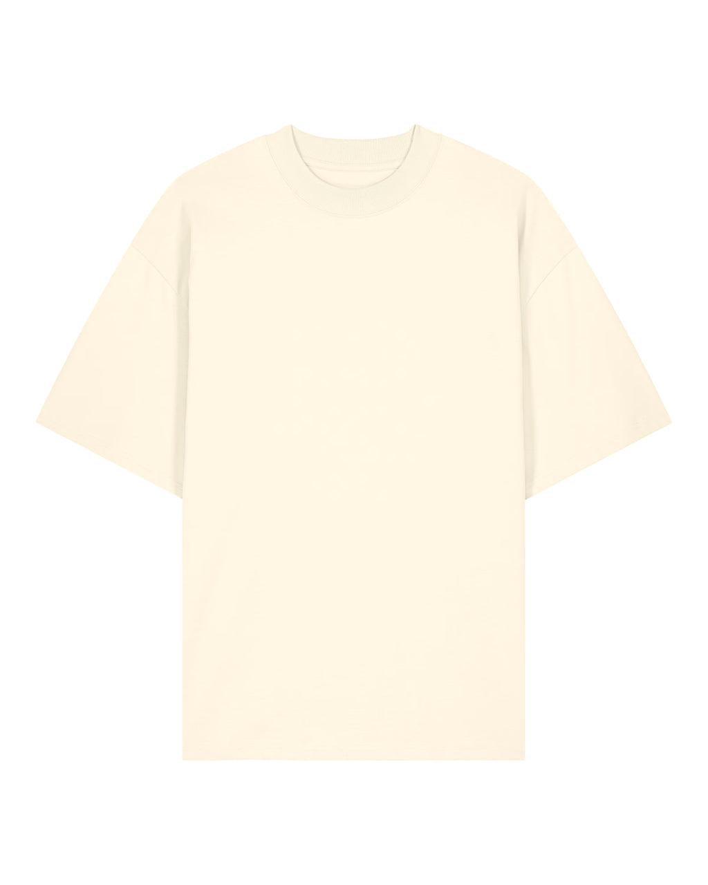 OVERSIZED CREAM MARŠKINĖLIAI UNISEX