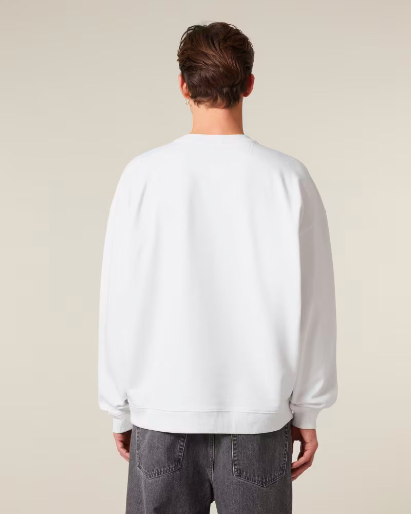 OVERSIZED MAXI WHITE DŽEMPERIS