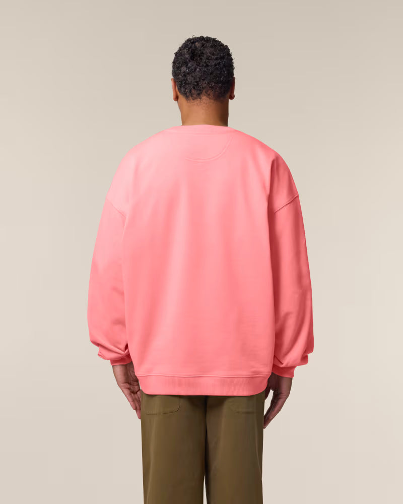OVERSIZED MAXI COTTON PINK DŽEMPERIS