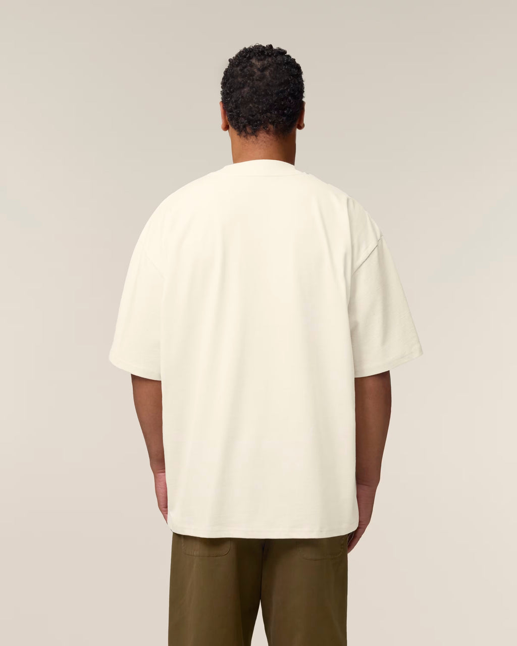 OVERSIZED NATURAL MARŠKINĖLIAI UNISEX