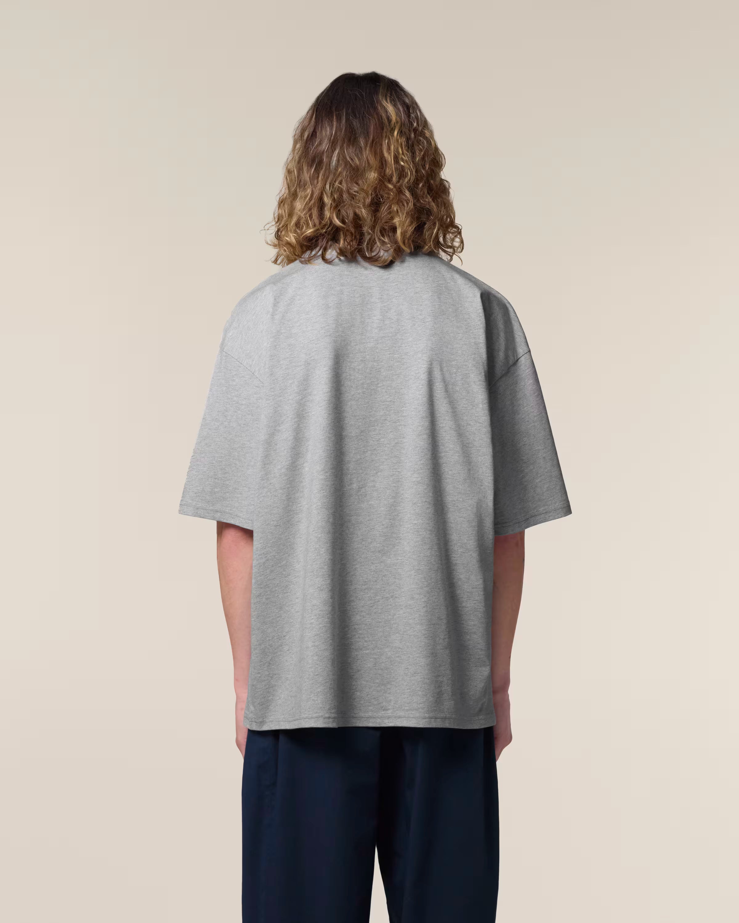 OVERSIZED GREY MARŠKINĖLIAI UNISEX