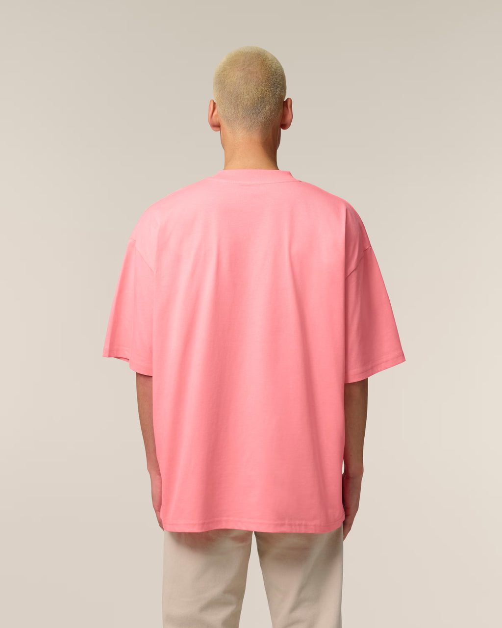 OVERSIZED PINK MARŠKINĖLIAI UNISEX