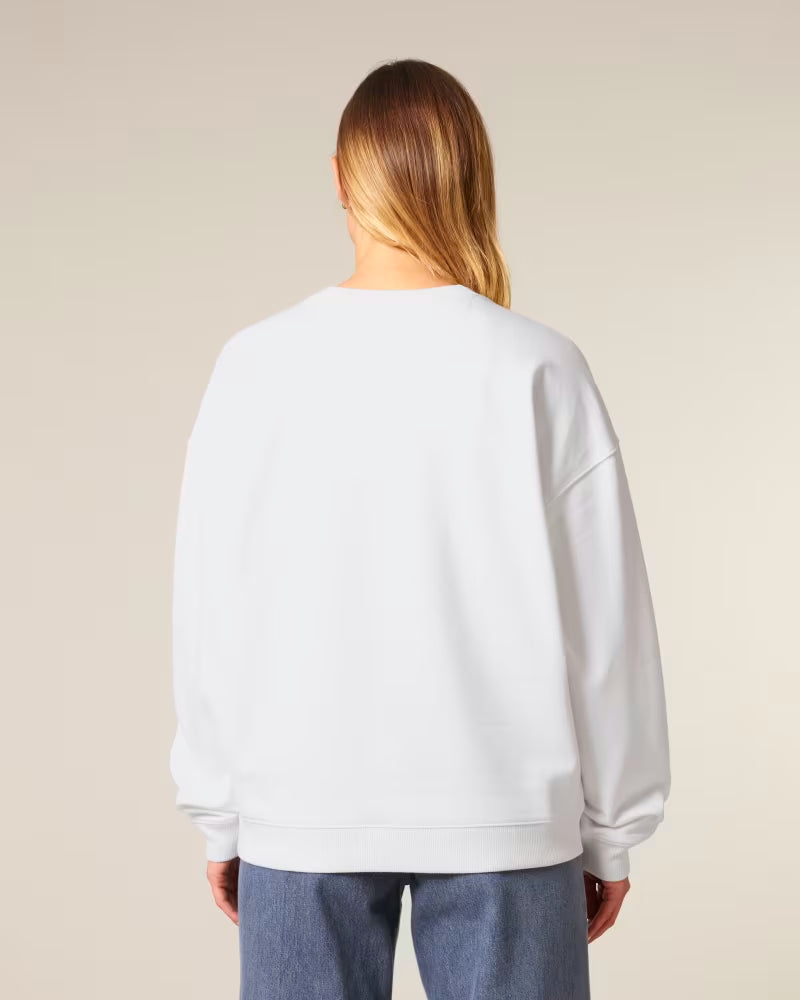 OVERSIZED MAXI WHITE DŽEMPERIS
