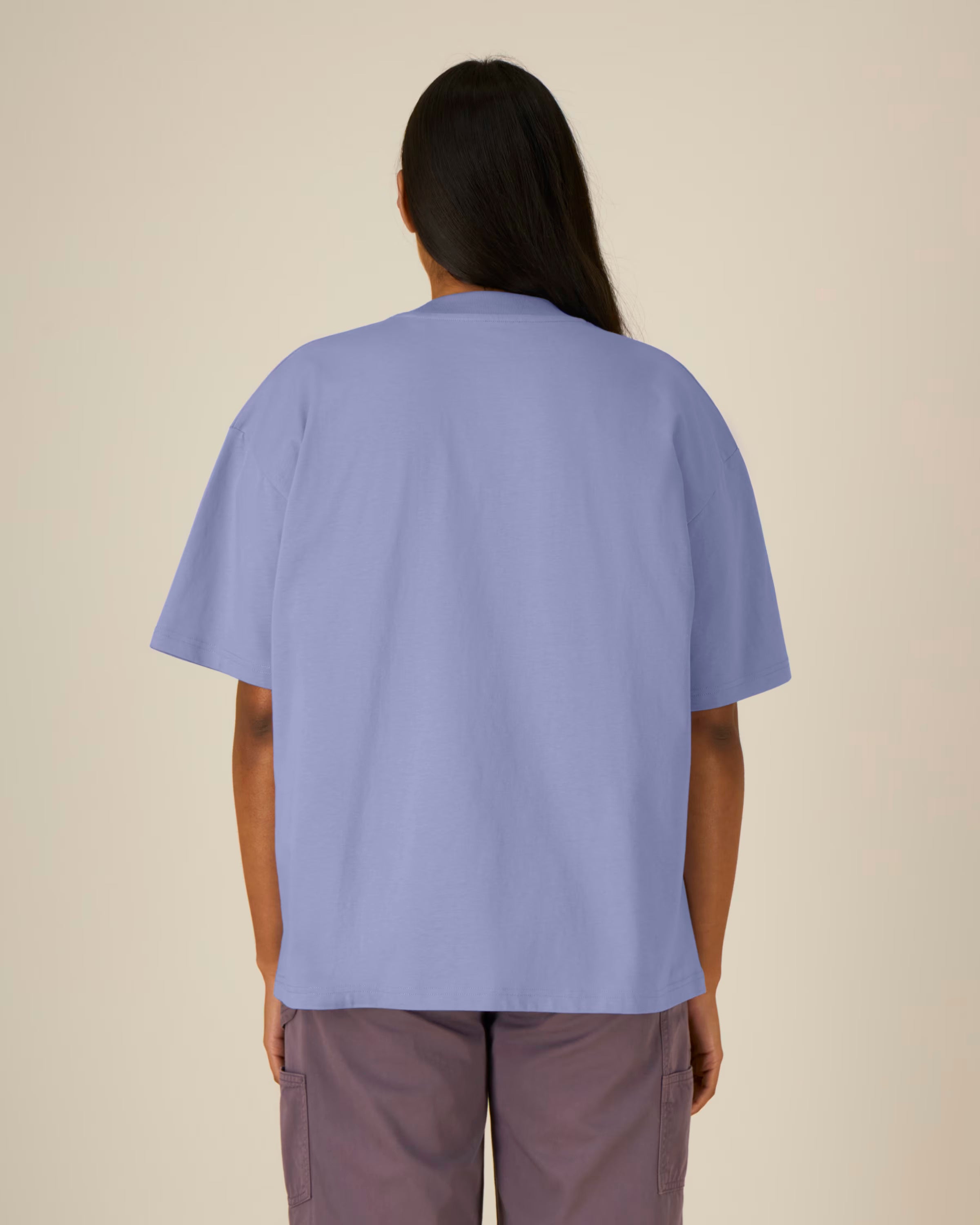OVERSIZED VIOLET MARŠKINĖLIAI UNISEX