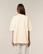 OVERSIZED CREAM MARŠKINĖLIAI UNISEX