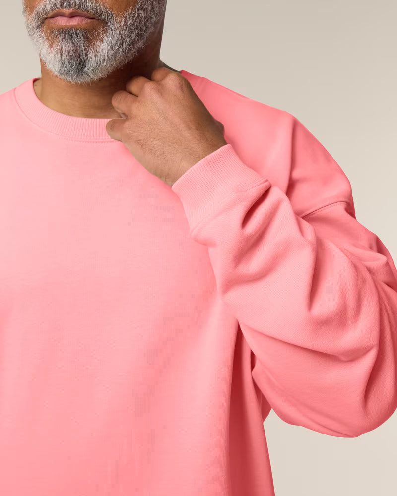 OVERSIZED MAXI COTTON PINK DŽEMPERIS
