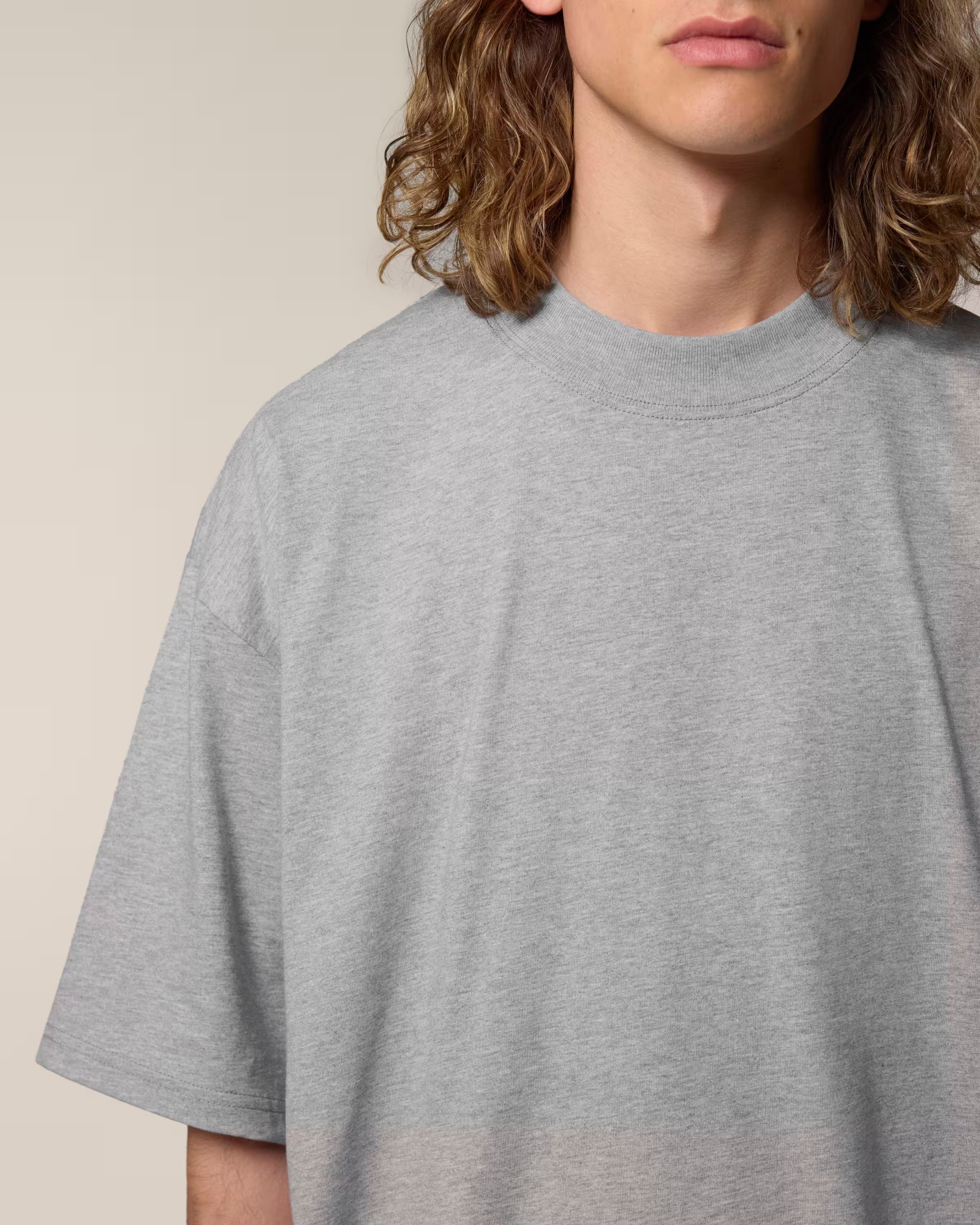 OVERSIZED GREY MARŠKINĖLIAI UNISEX