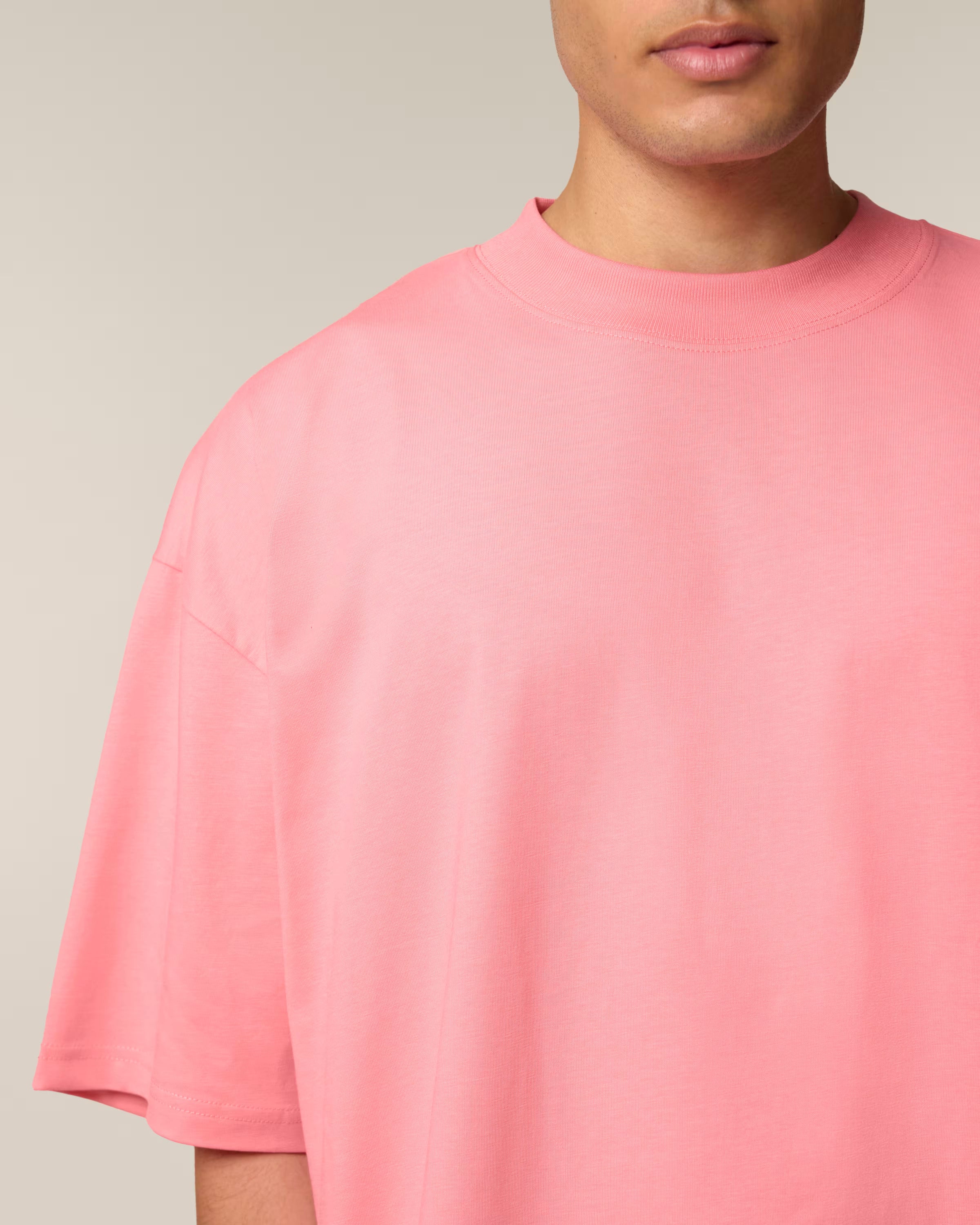 OVERSIZED PINK MARŠKINĖLIAI UNISEX