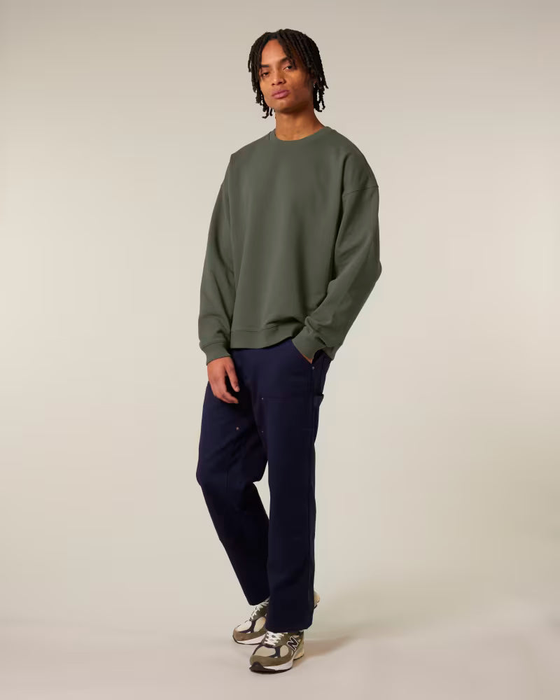 OVERSIZED MAXI KHAKI DŽEMPERIS