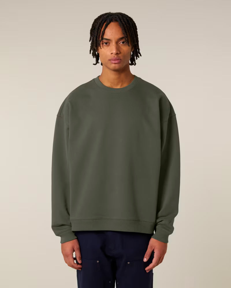 OVERSIZED MAXI KHAKI DŽEMPERIS