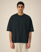 OVERSIZED MIDI BLACK MARŠKINĖLIAI