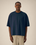 OVERSIZED MIDI NAVY MARŠKINĖLIAI