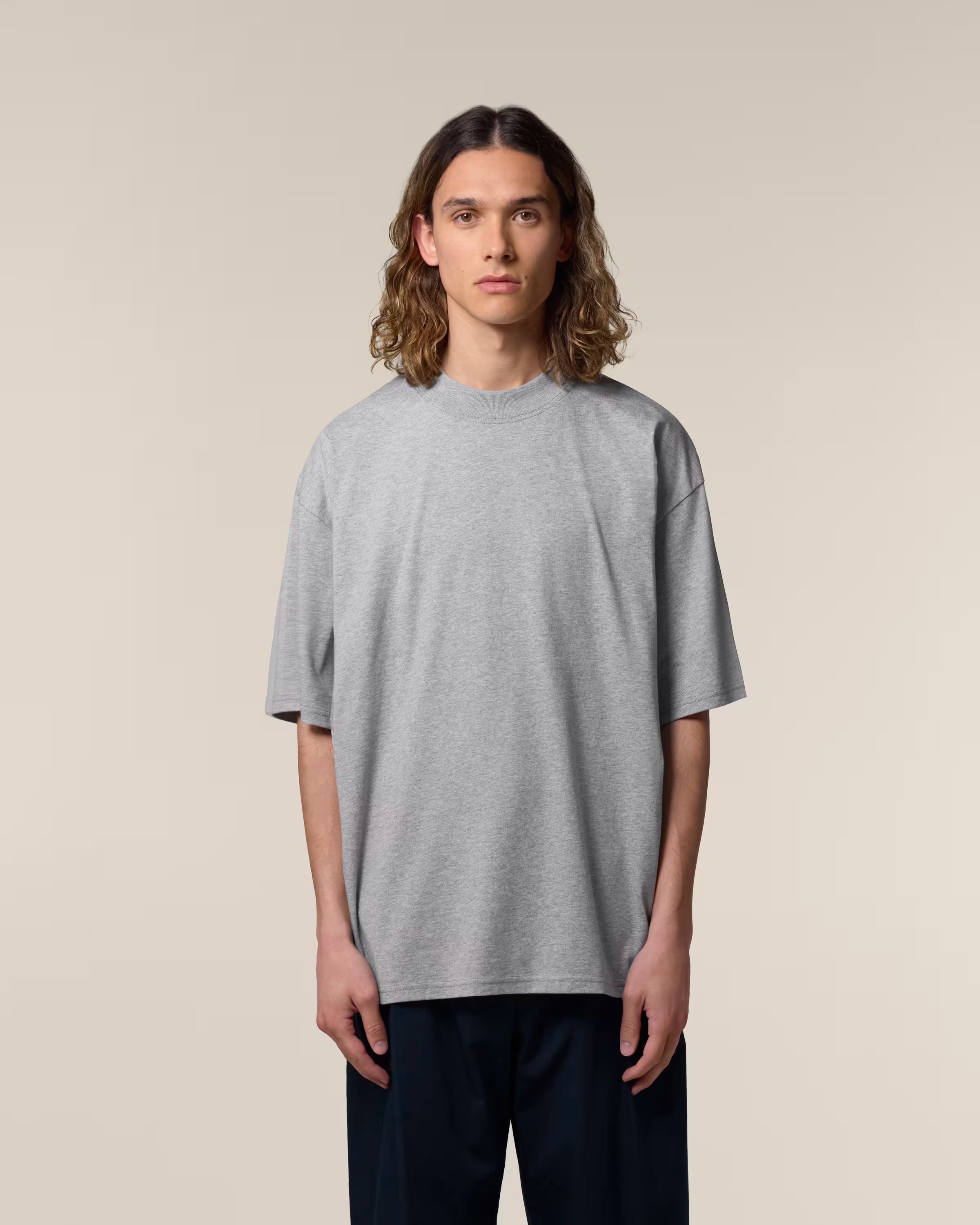 OVERSIZED GREY MARŠKINĖLIAI UNISEX