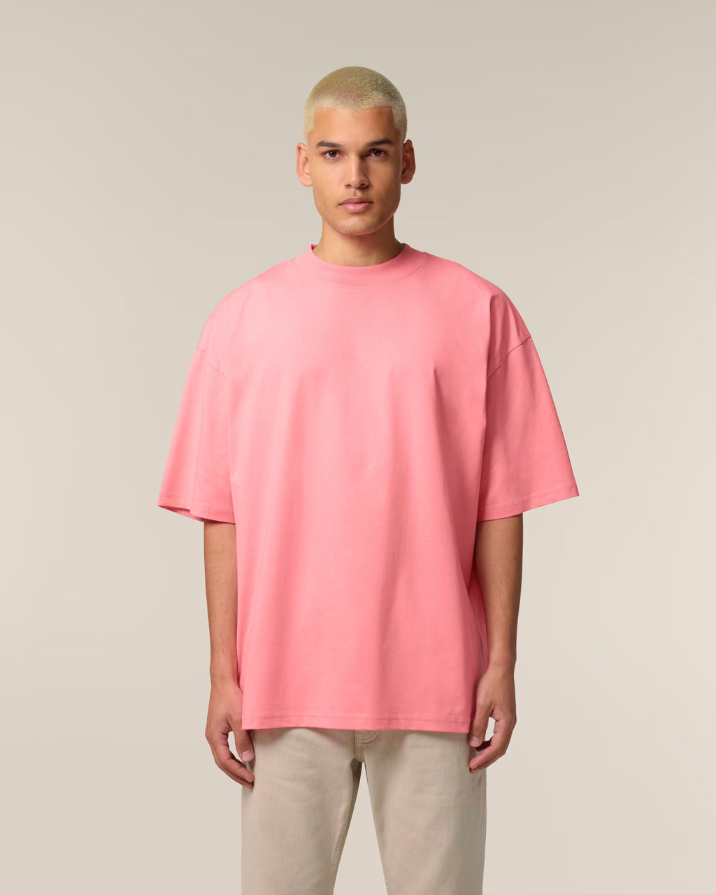 OVERSIZED PINK MARŠKINĖLIAI UNISEX