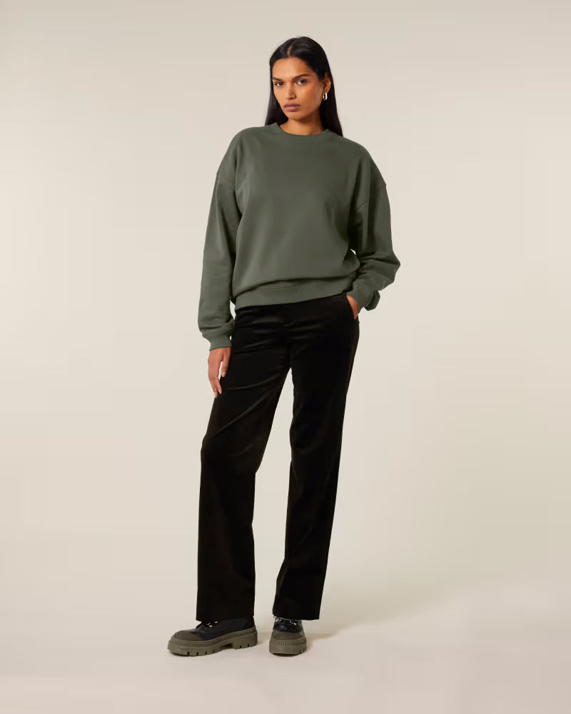 OVERSIZED MAXI KHAKI DŽEMPERIS