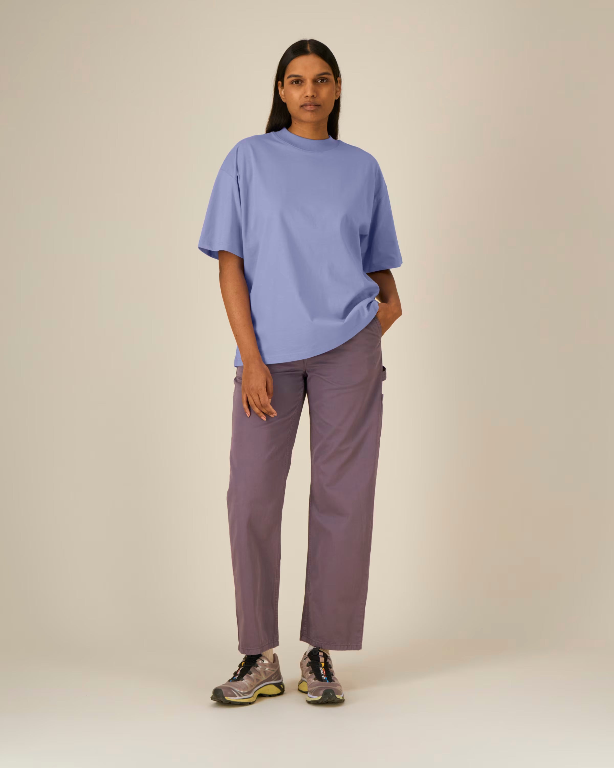 OVERSIZED VIOLET MARŠKINĖLIAI UNISEX