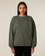 OVERSIZED MAXI KHAKI DŽEMPERIS