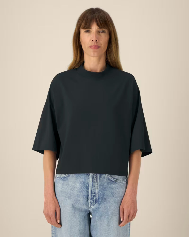 OVERSIZED CROPPED MARŠKINĖLIŲ RINKINYS (2 vnt)🔥🔥